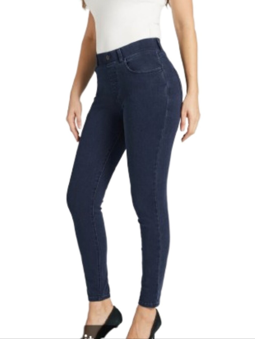 Diamante Dark Wash Skinny Jeans Sz 16